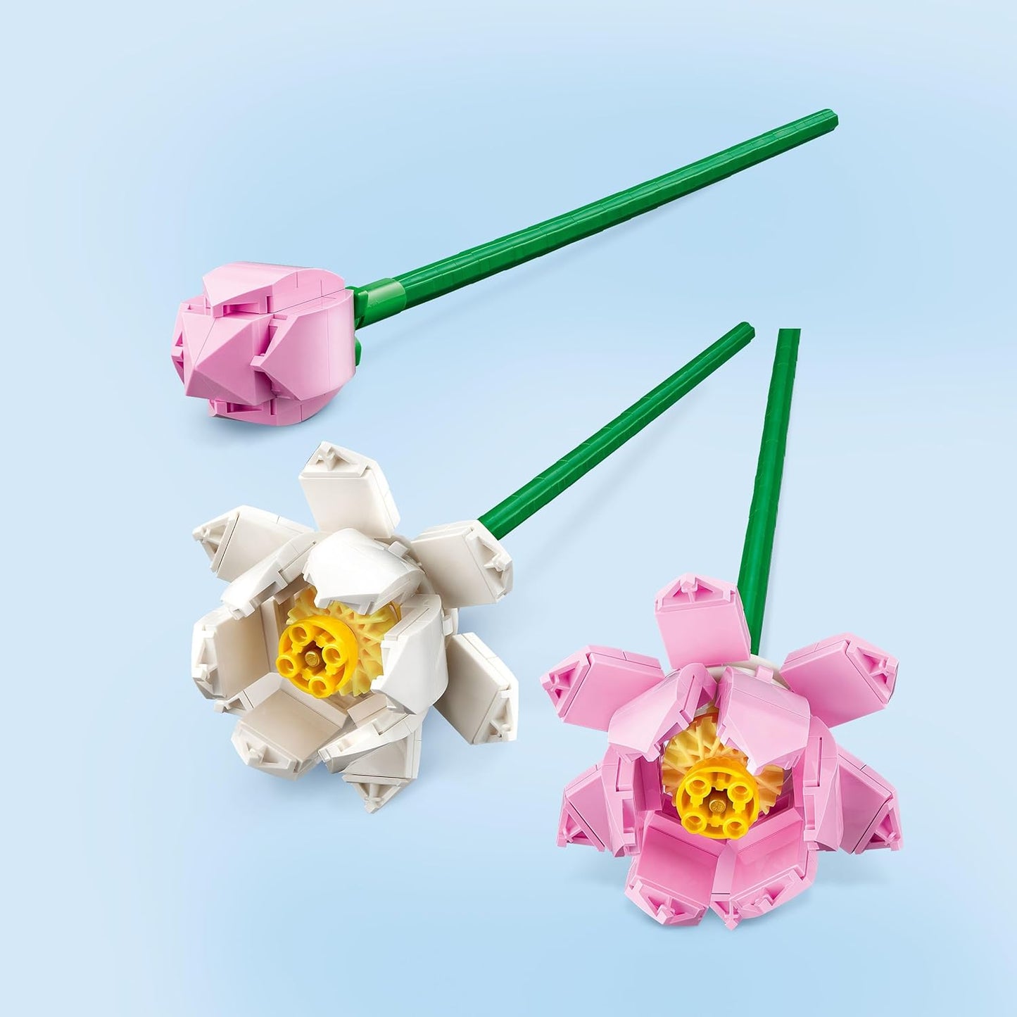 LEGO Lotus Flower - Building Toy for Girls Boys Ages 8 - Artificial Lotus for Home Decor