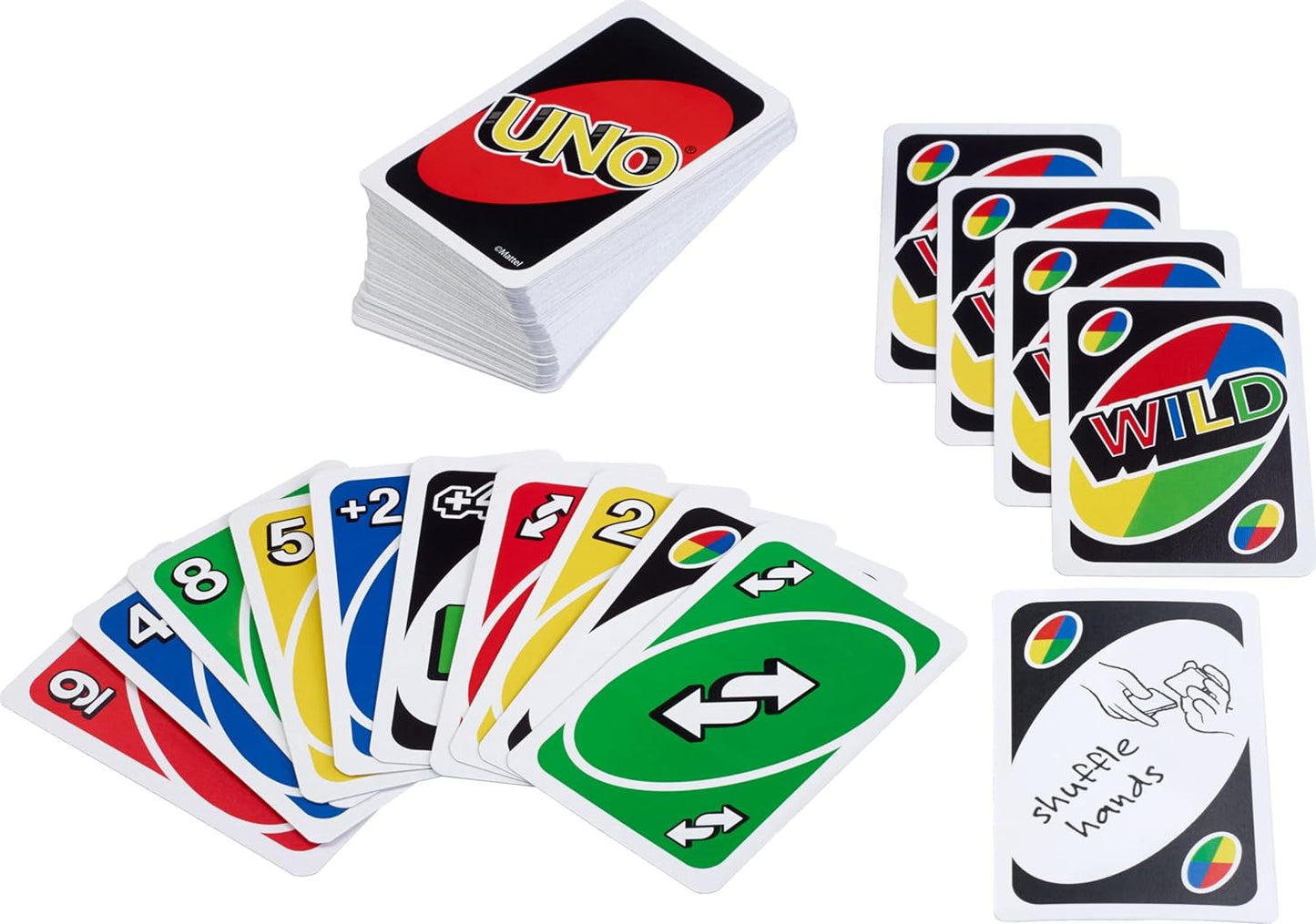 Mattel Games Mattel UNO Card Game Multi 8 x 3-34 x 81100 in 42003