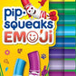 Crayola Emoji Pip Squeaks Washable Markers 16ct Toddler Mini Stamper Marker Set Coloring