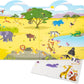 Melissa & Doug Safari Puffy Sticker Play Set A" 42 Reusable Stickers – 42