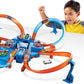 Hot Wheels Toy Car Track Set Criss Cross Crash with 164 Scale Vehicle