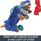 Hot Wheels City Ultimate T-Rex Transporter A" Dinosaur Hauler for 20+ Cars Transforms with Lights & Sounds – 20
