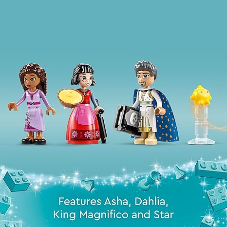 LEGO Disney Wish King Magnifico's Castle 43224 Building Toy Set A Set for Ages 7 and up