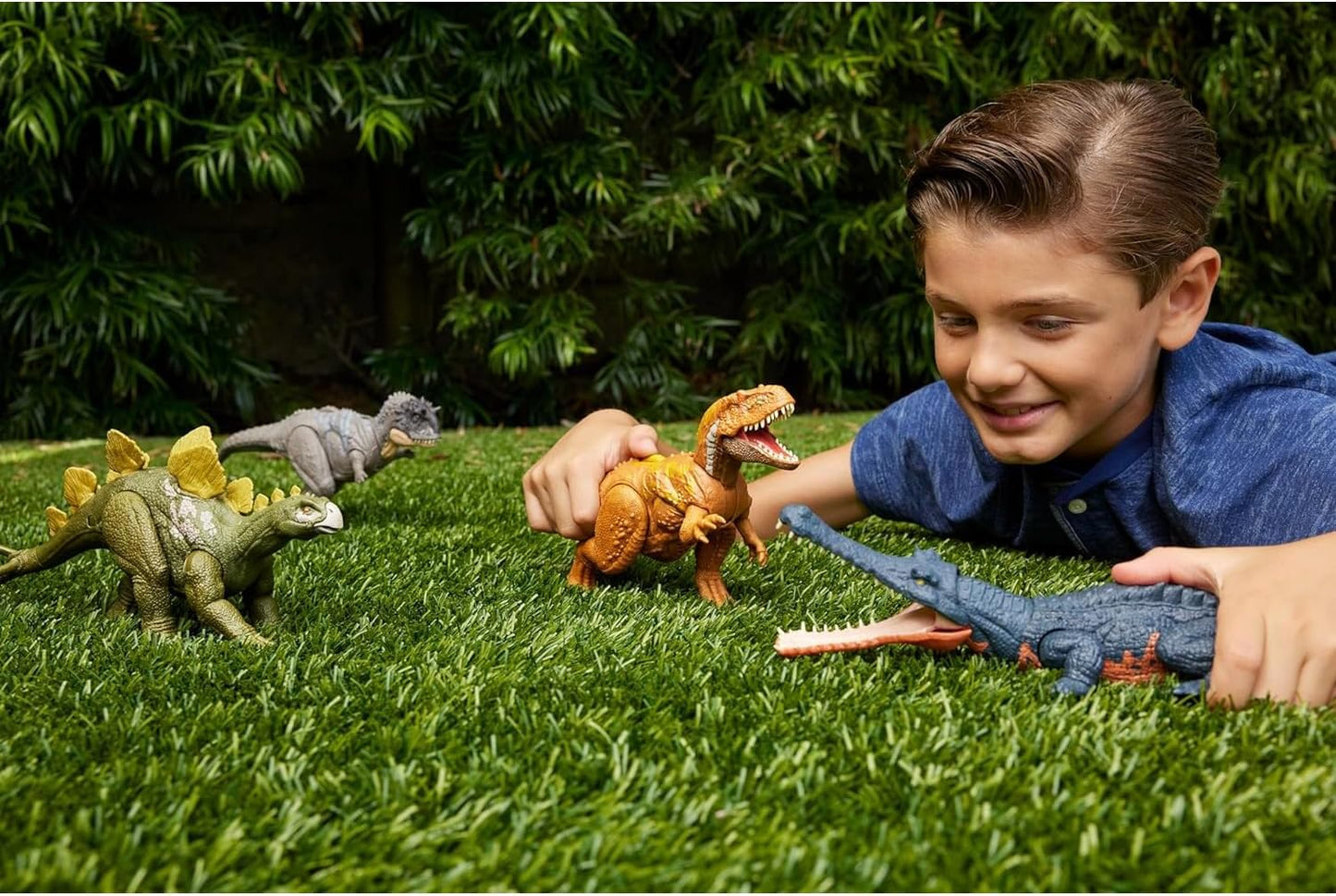 Mattel Jurassic World Wild Roar Dinosaur Toy with Sound Attack Move Megalosaurus Posable