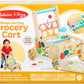 Melissa & Doug Wooden Shape Sorting Grocery Cart Toy for Toddlers 1+ FSC-Certified – 1