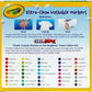Crayola Ultra Clean Washable Markers A" 40-Count Set for Kids – 40