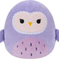 Squishmallows Original 14-Inch Scarlito Purple Barn Owl A" Soft & Cuddly Official Plush – 14