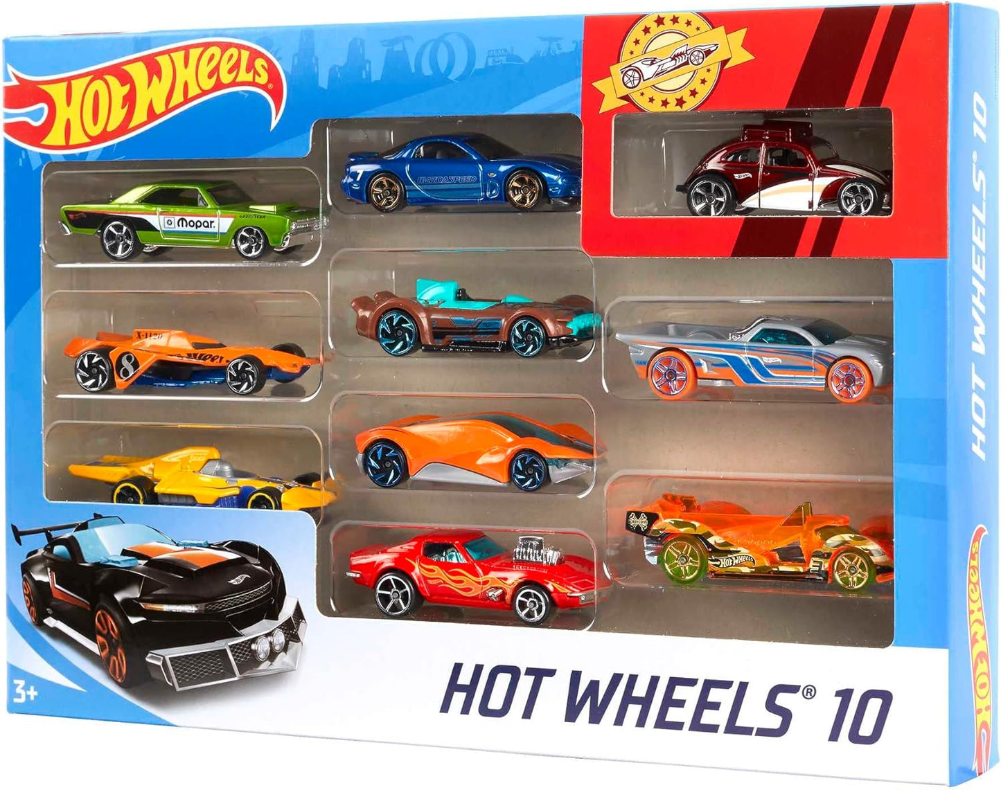 Hot Wheels Toy Cars Trucks 10-Pack Set of 10 164 Scale Vehicle