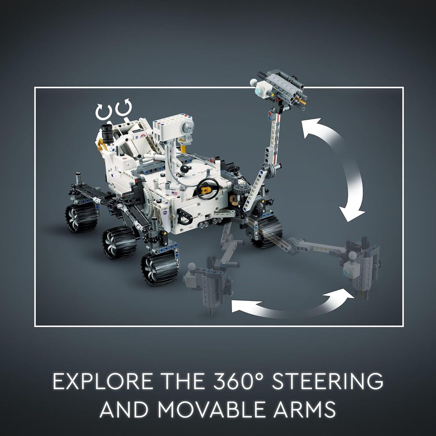 LEGO Technic NASA Mars Rover Perseverance Advanced Building Kit for Ages 10 and Up NASA