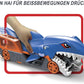 Hot Wheels Shark Chomp Transporter A" Playset & Storage for 1:64 Cars – 1