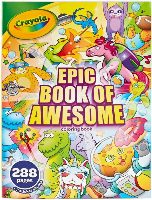 Crayola Coloring Book Big Book of Animal Pals 288 Coloring Pages Age 3 4 5 6