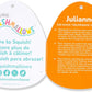 Squishmallows Original 16-Inch Julianne Grey and Purple Coffin - Official Jazwares Plush