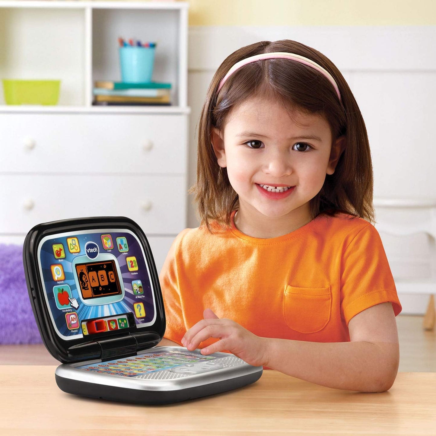 VTech Play Smart Preschool Laptop Black