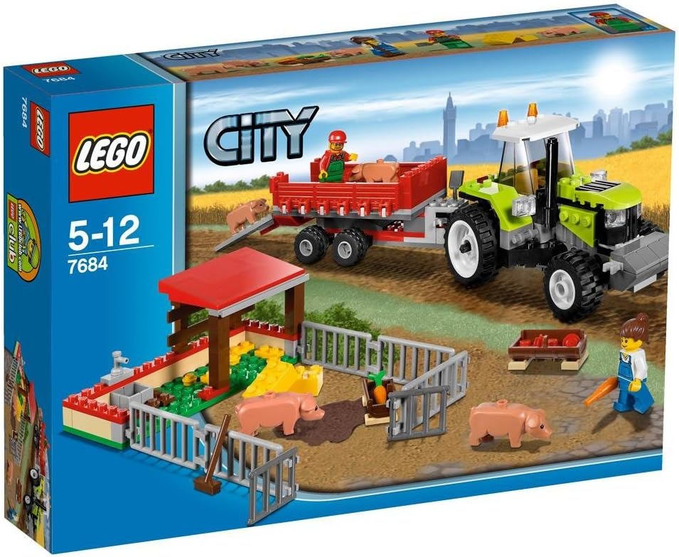 LEGO City Set 7684 Pig Farm Tractor