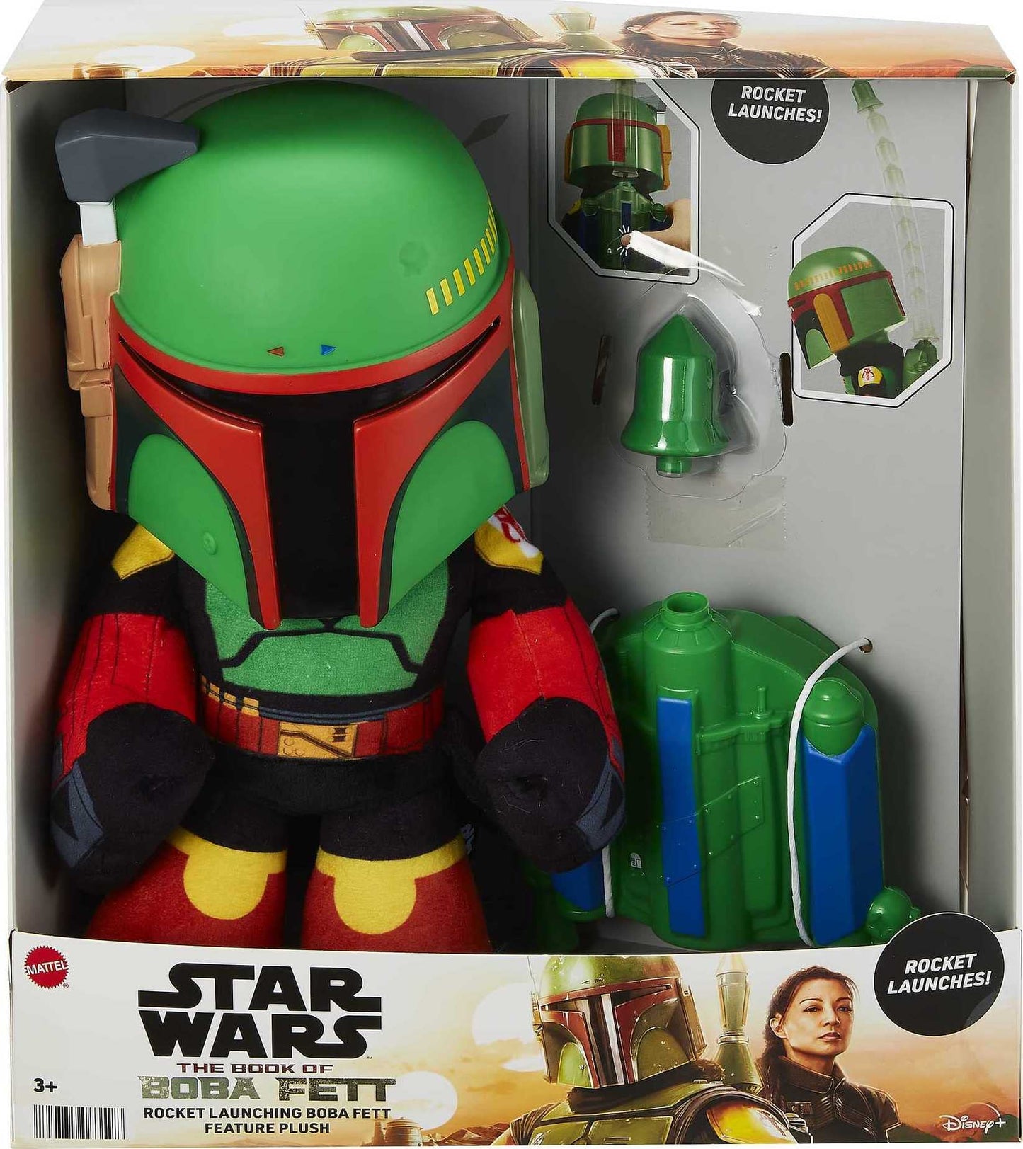 Star Wars Mattel  Boba Fett Rocket 12-inch Plush Toy – 12