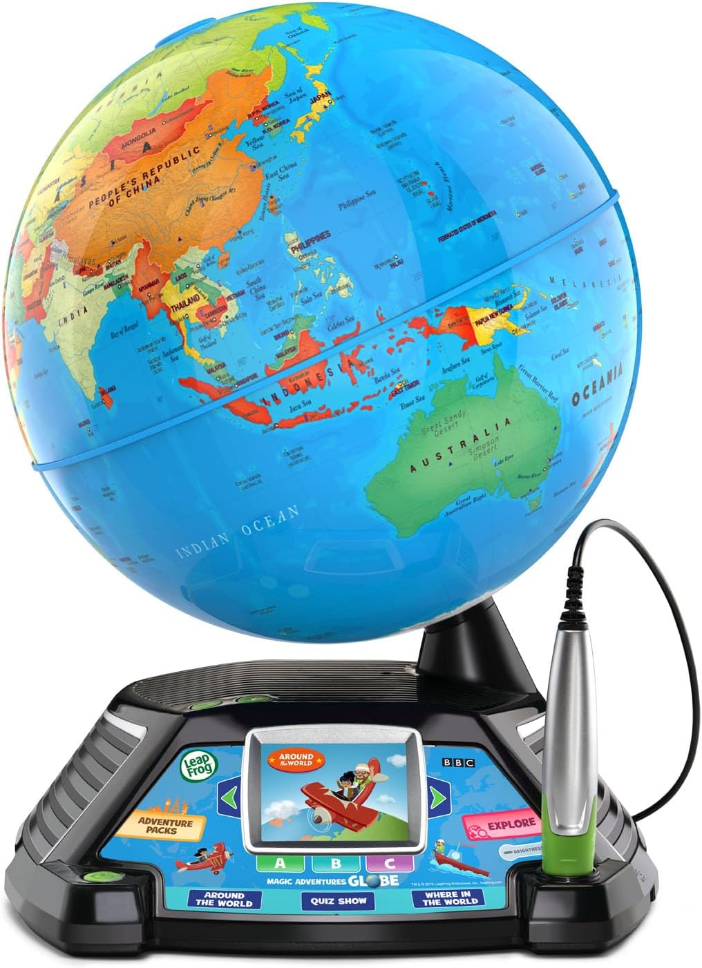 LeapFrog Magic Adventures Globe A" Interactive Learning Toy