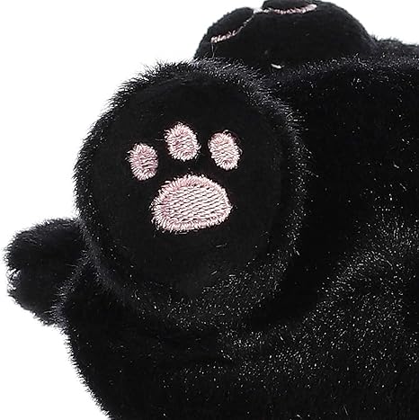Aurora Adorable Palm Palsa Twilight Black Cata Stuffed Animal - Pocket-Sized Play -