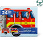 Melissa & Doug Fire Truck Jumbo Floor Puzzle A" 24 Pieces 4 Feet Long – 24