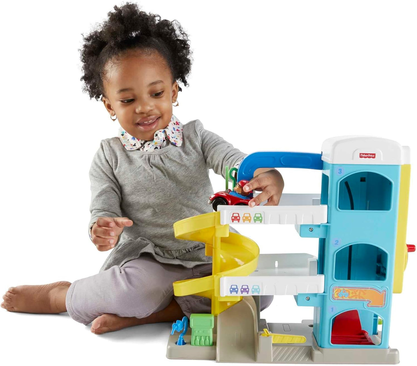 Fisher-Price Little People Toddler Toy Helpful Neighbor's Garage Playset