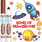 Crayola Washable Markers - Black 12ct Broad Line Markers Bulk Markers for Classrooms