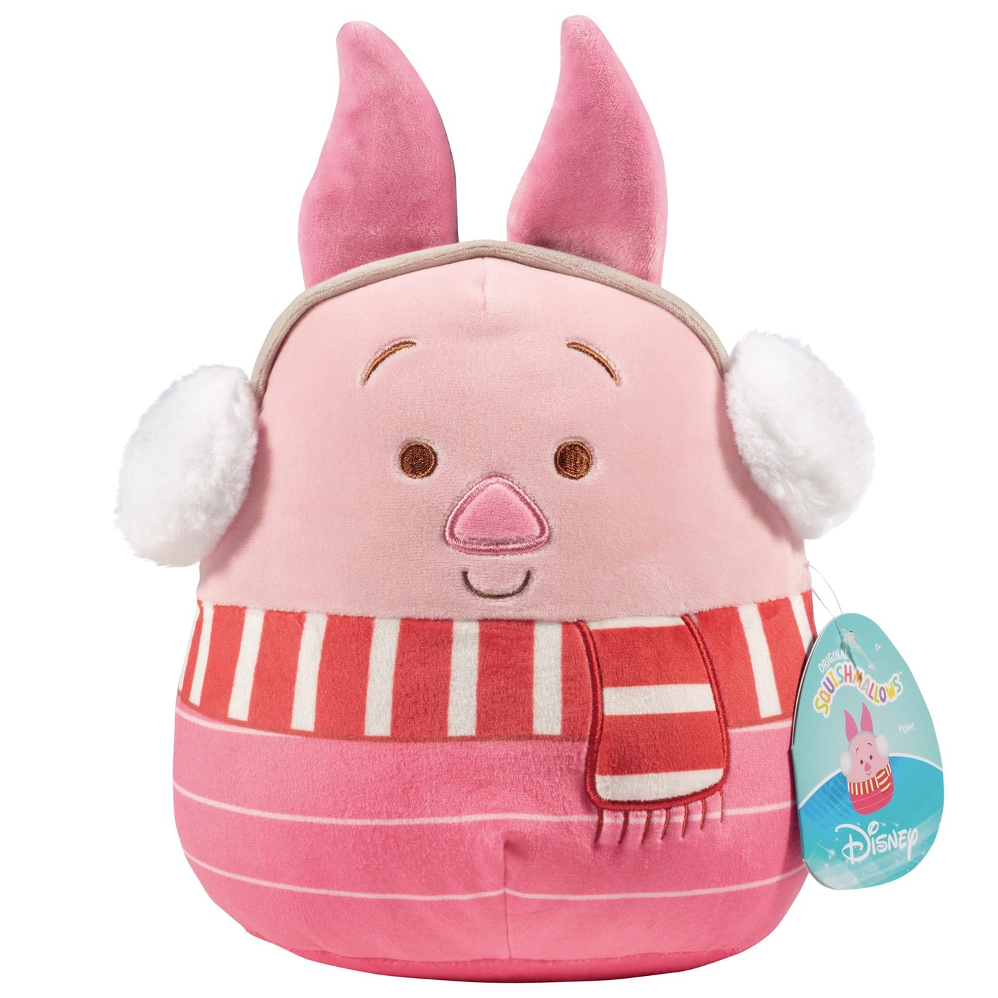 Disney Squishmallow 8"  Piglet Christmas Plush. Great Gift for Kids -Ages 2+ – 8"
