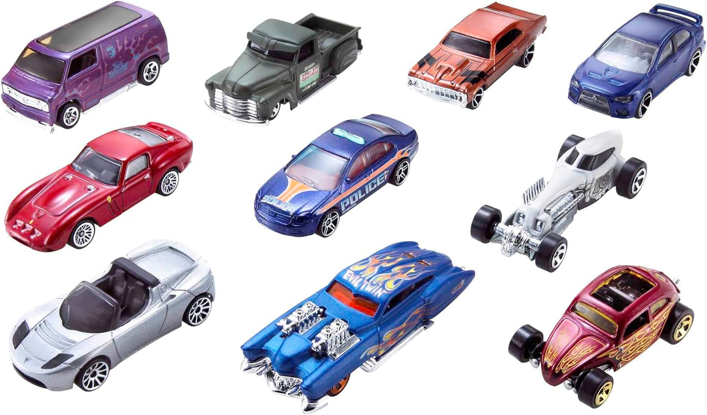 Hot Wheels Toy Cars Trucks 10-Pack Set of 10 164 Scale Vehicle