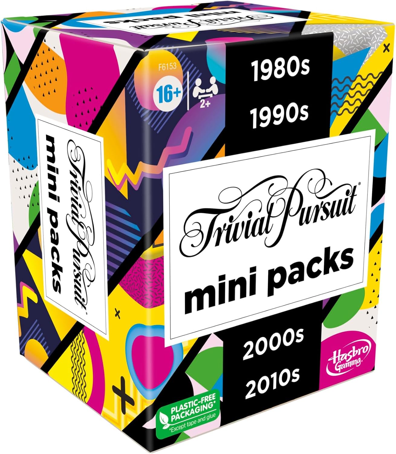 Hasbro Gaming Trivial Pursuit Mini Multipack - 4 Games Featuring 4 Decades Fun Trivia for Adults & Teens 16+ – 4