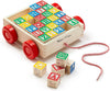 Melissa & Doug Melissa Doug Classic ABC Wooden Block Cart Educational Toy With 30 1-Inch