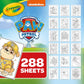 Crayola PAW Patrol Coloring Book 288pgs Coloring Book Pages PAW Patrol Gift Travel