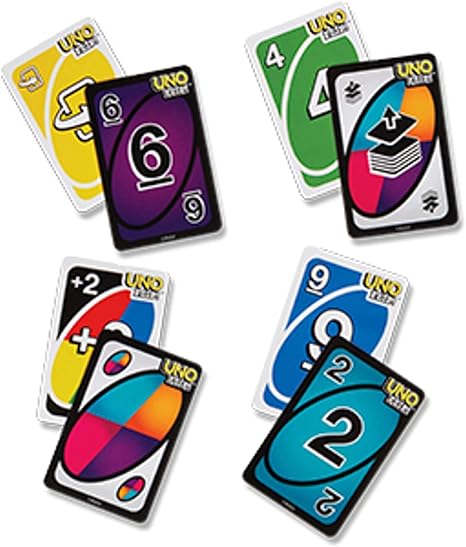 Mattel Uno Original and Uno Flip Card Combo Pack of 2
