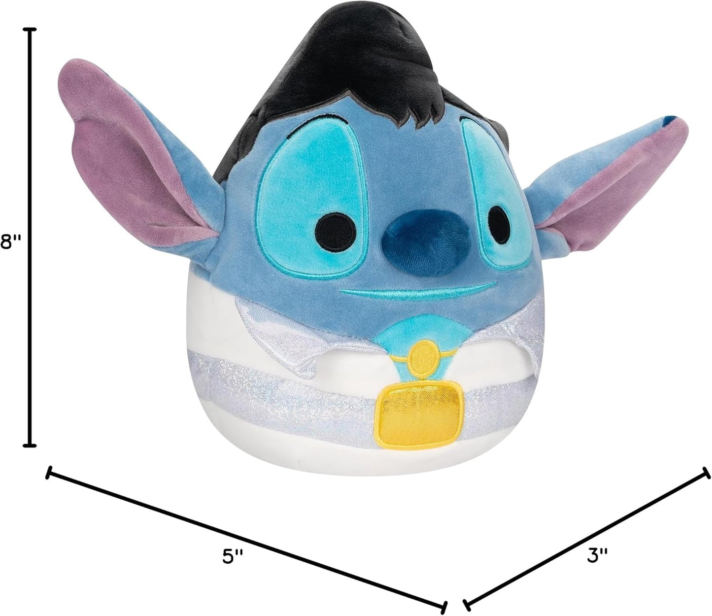Squishmallows SQK1953 8-Inch Stitch Elvis