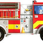 Melissa & Doug Fire Truck Jumbo Floor Puzzle A" 24 Pieces 4 Feet Long – 24
