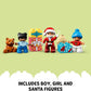 LEGO DUPLO Santa's Gingerbread House Building Set