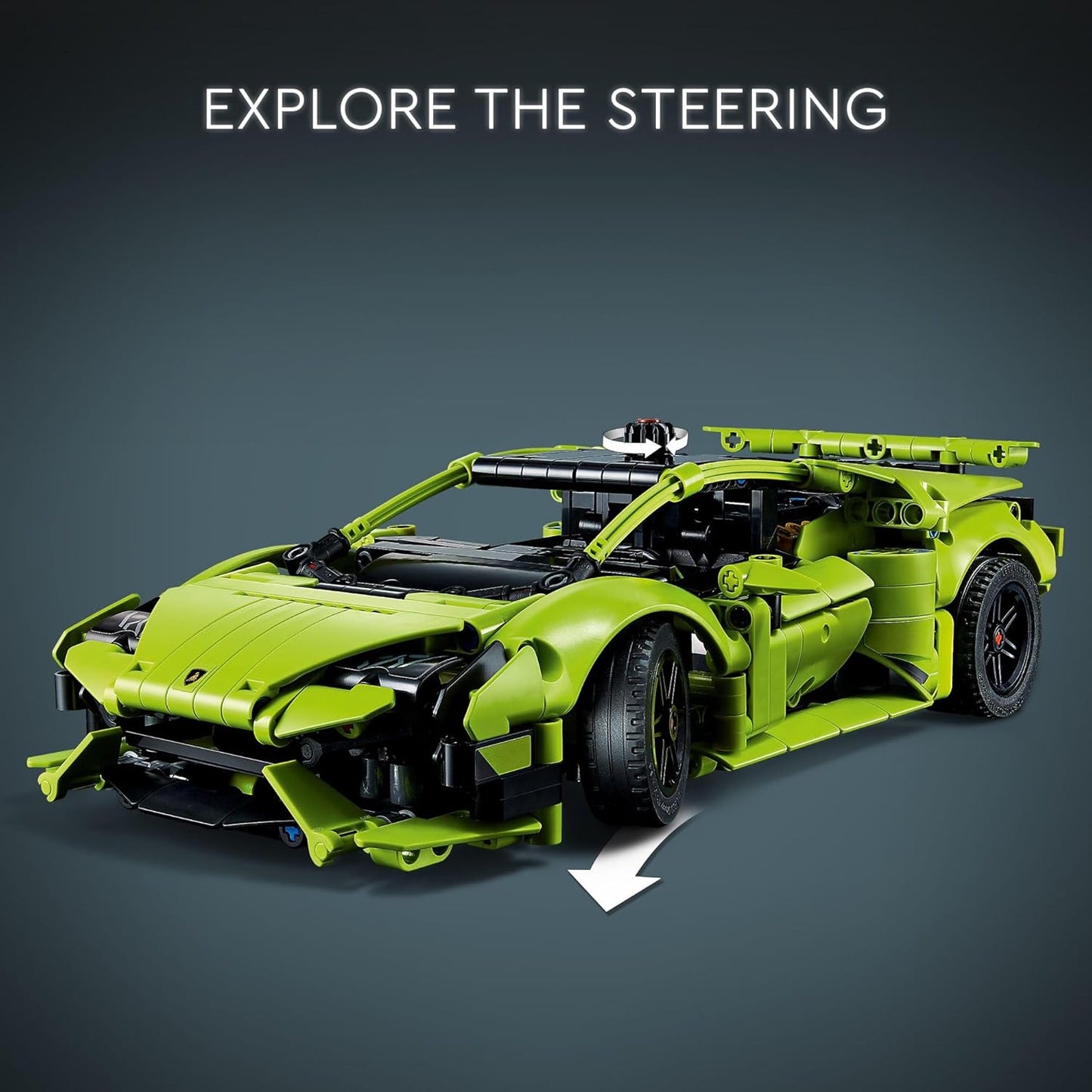 LEGO Technic Lamborghini HuracAn Tecnica Advanced Sports Car Building Kit for Ages 9 and