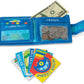 Melissa & Doug Pretend-to-Spend Wallet A" 45-Piece Play Money Set (Blue) – 45