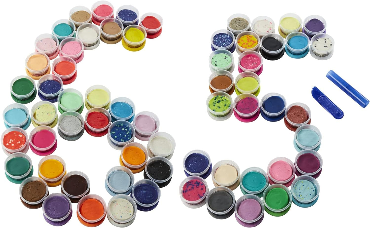 Play-Doh Ultimate Color Collection 65-Pack of 1-oz Cans Includes Sparkle Confetti Color