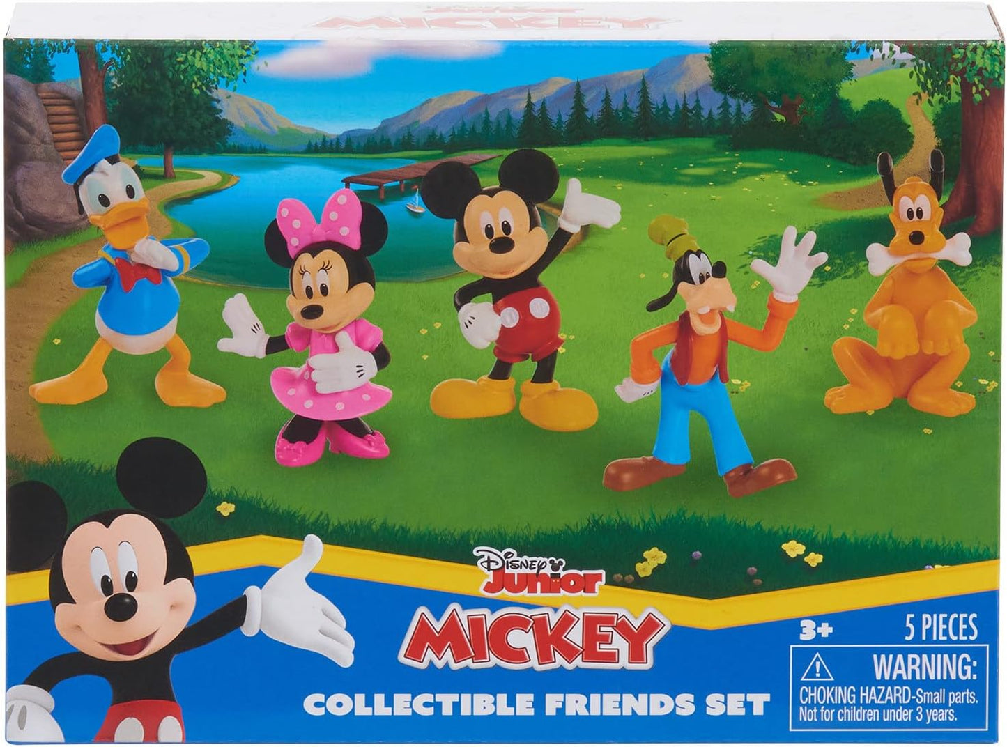 Just Play Mickey Mouse Collectible Figure Set A" 5-Pack Toy Figures – 5