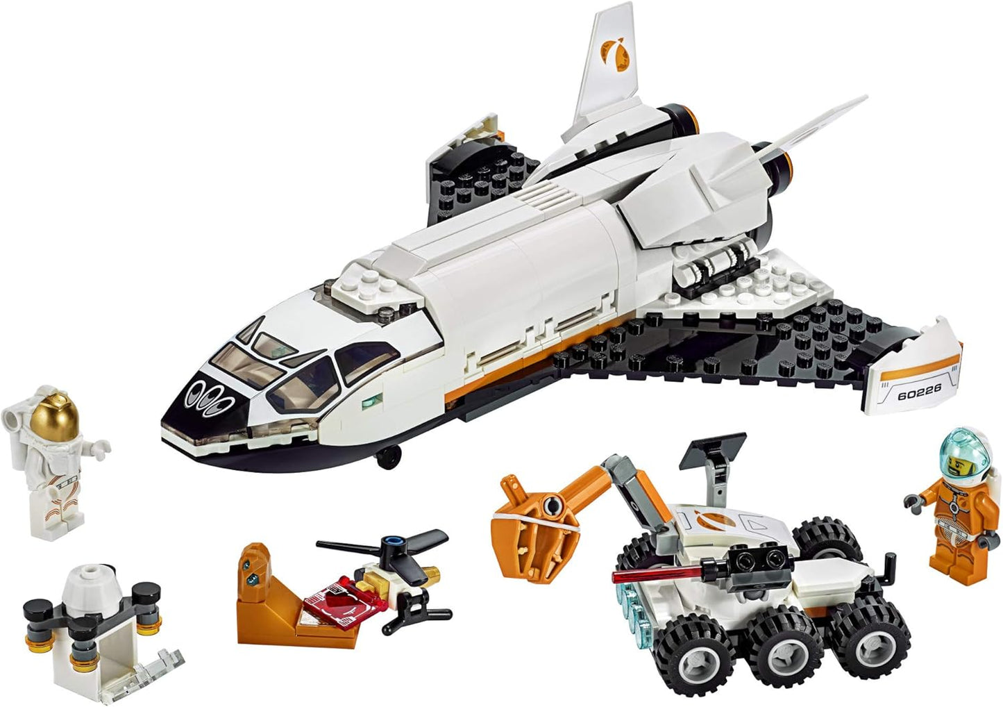 LEGO City Space Mars Research Shuttle 60226 Space Shuttle Toy Building Kit (273 Pieces) – 60226
