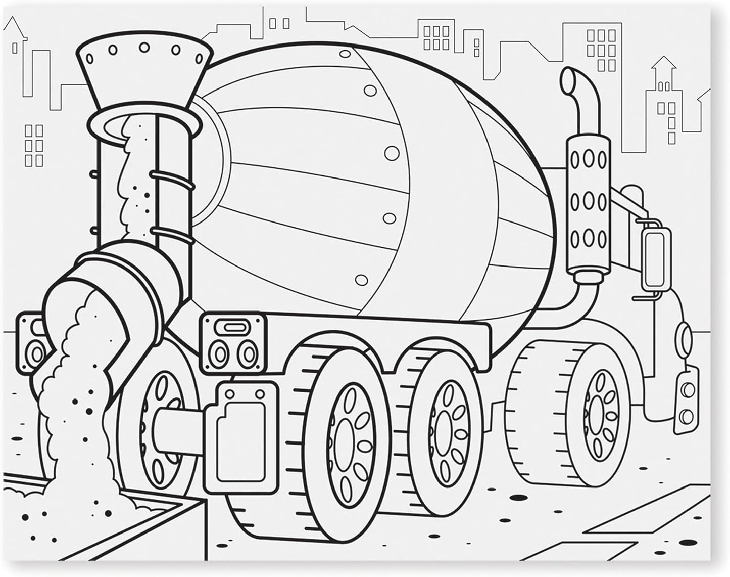 Melissa & Doug Jumbo Coloring Pad: Vehicles A" 50 Pages of 11-Inch x 14-Inch Paper – 50