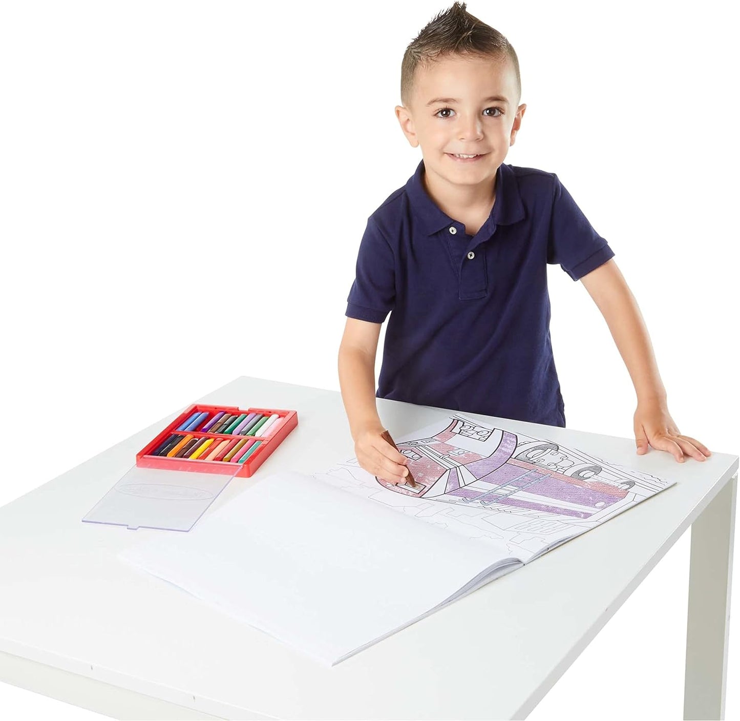 Melissa & Doug Jumbo Coloring Pad: Vehicles A" 50 Pages of 11-Inch x 14-Inch Paper – 50