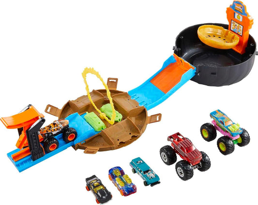 Hot Wheels Toy Monster Trucks Playset