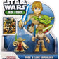 STAR WARS Playskool Heroes Star Wars Jedi Force Figures Luke Skywalker and Yoda