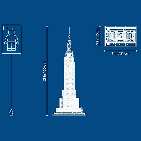 LEGO Architecture Empire State Building 21046 New York City Skyline Architecture Model