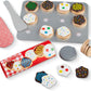Melissa & Doug Slice & Bake Wooden Cookie Set A" Pretend Cookies Baking Sheet