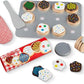 Melissa & Doug Slice & Bake Wooden Cookie Set A" Pretend Cookies Baking Sheet