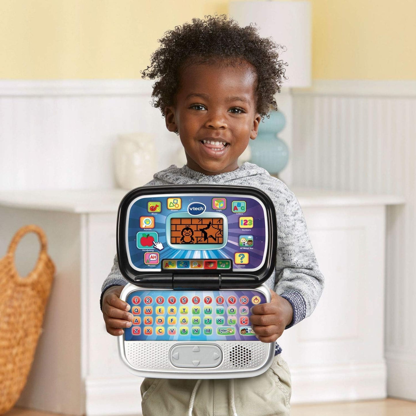 VTech Play Smart Preschool Laptop Black