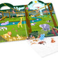 Melissa & Doug Safari Puffy Sticker Play Set A" 42 Reusable Stickers – 42