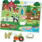 Melissa & Doug Reusable Sticker Pad: Habitats A" 150+ Stickers FSC Certified – 150