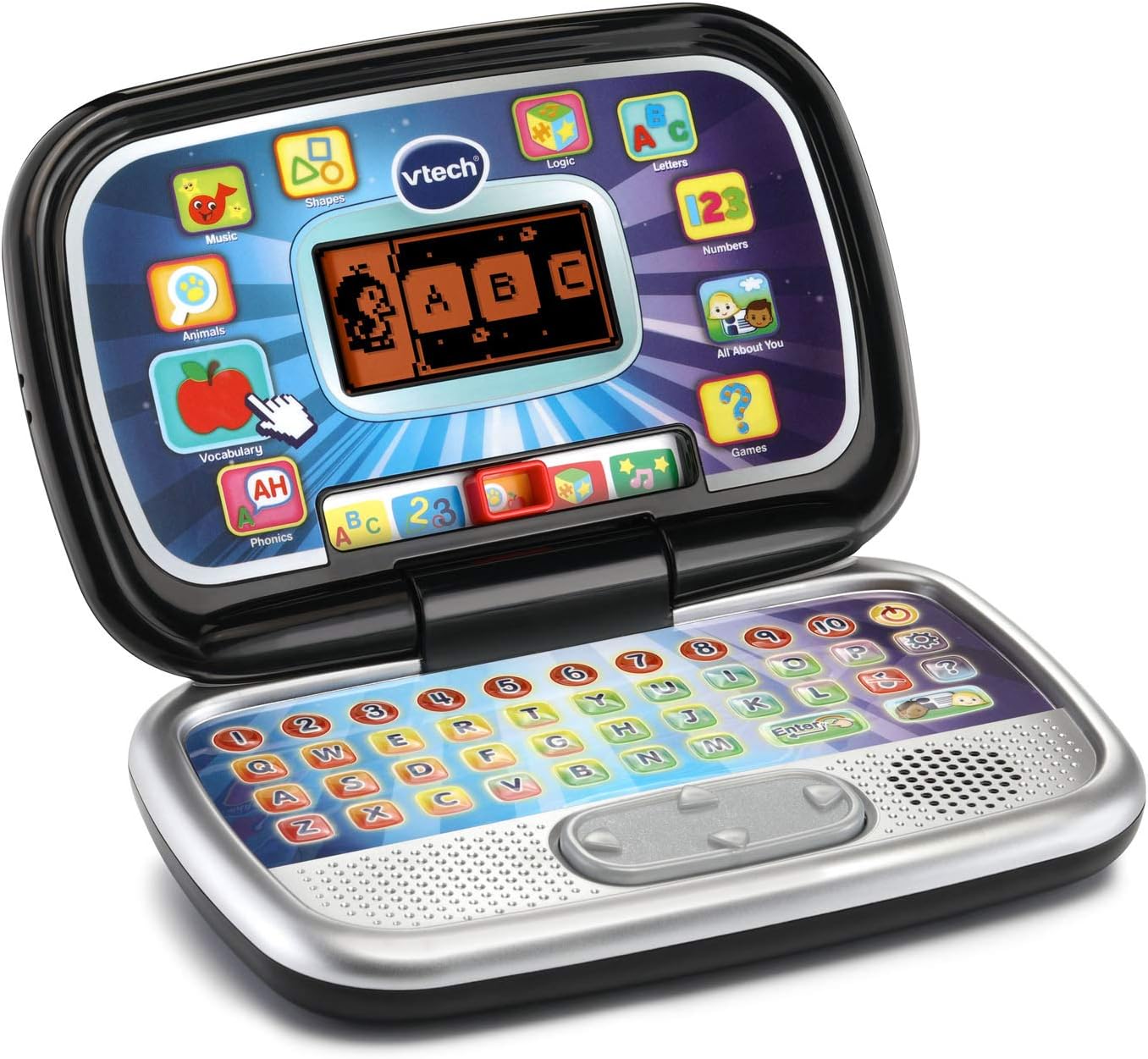 VTech Play Smart Preschool Laptop Black