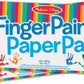 Melissa & Doug Finger Paint Paper Pad A" 12x18 inches 50 Sheets per Pad 2-Pack – 12